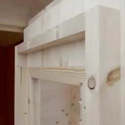 Casetta in Legno 1.5x1.5 con Pavimento Rimessa Ricovero per Attrezzi da Giardino