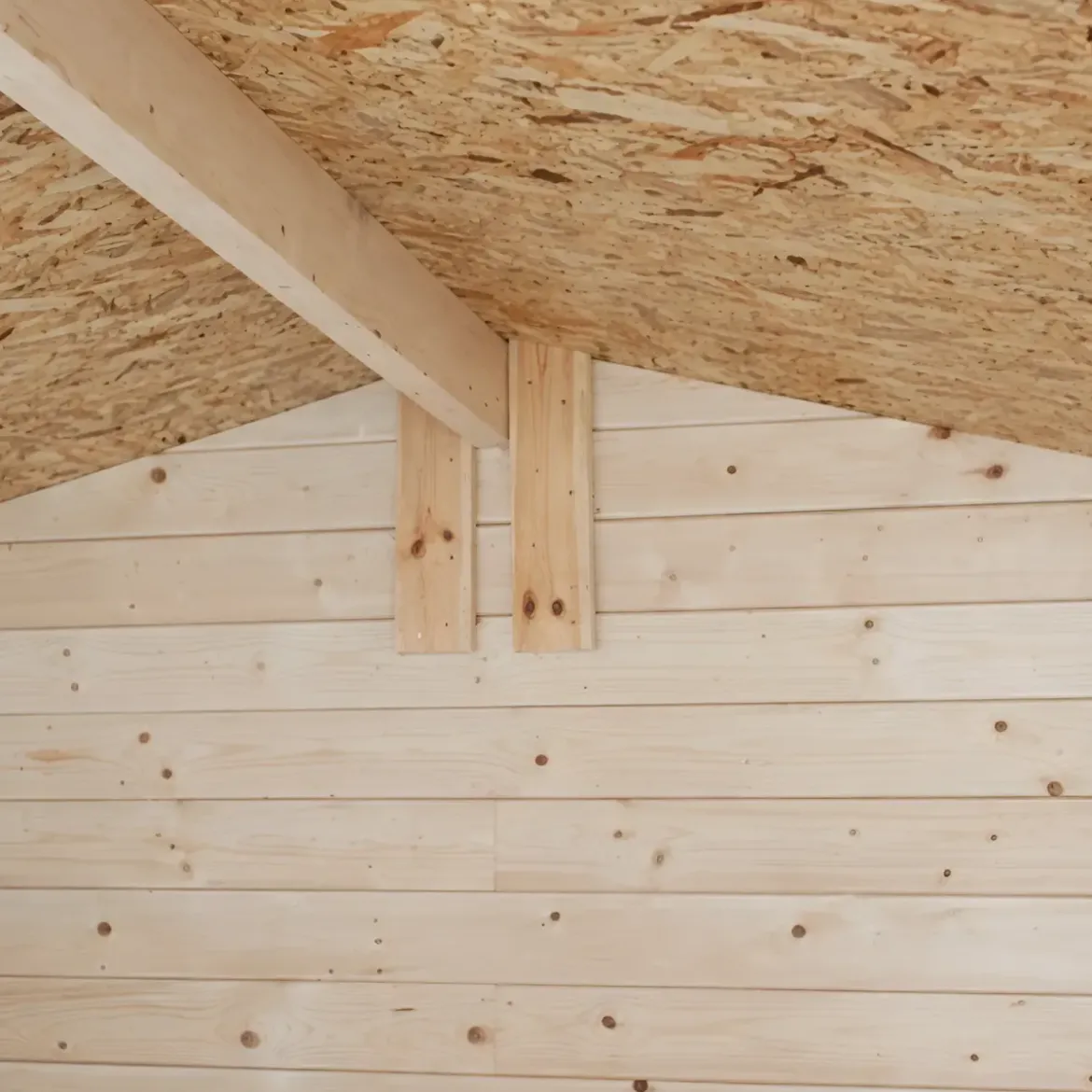 Casetta in Legno 2x2 con Pavimento Rimessa Ricovero per Attrezzi da Giardino