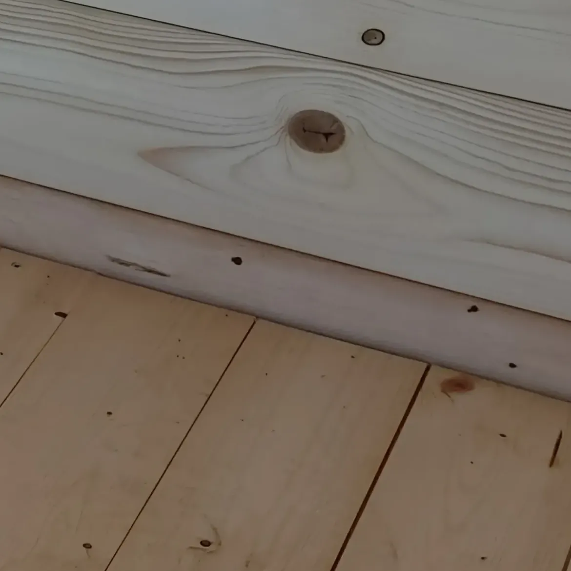 Casetta in Legno 2x1.8 25 mm con Pavimento Rimessa Porta Attrezzi da Giardino