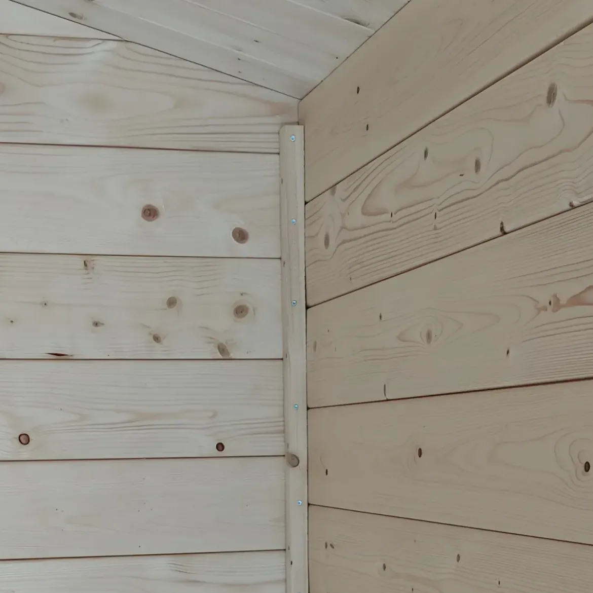 Casetta in Legno 2x1.8 25 mm con Pavimento Rimessa Porta Attrezzi da Giardino
