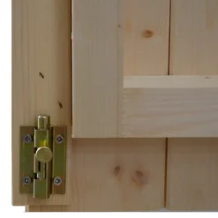 Casetta in Legno 2x2.5 25 mm con Pavimento Rimessa Porta Attrezzi da Giardino
