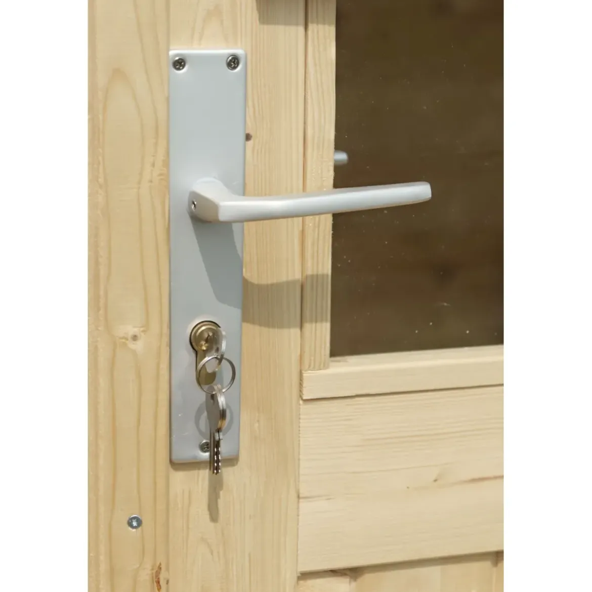 Casetta in Legno 3x3 28 mm da Giardino Rimessa per Attrezzi Blockhouse