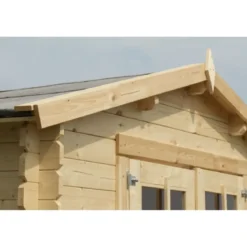 Casetta in Legno 3x3 28 mm da Giardino Rimessa per Attrezzi Blockhouse