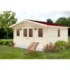 Casetta in Legno 5x5 mt 44 mm Rimessa Attrezzi Blockhouse da Giardino