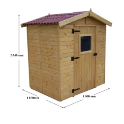 Casetta in Legno 160x160 Pavimento Mobile Ripostiglio Giardino Esterno Attrezzi