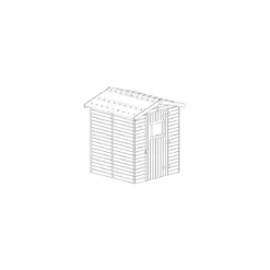 Casetta in Legno 160x160 Pavimento Mobile Ripostiglio Giardino Esterno Attrezzi