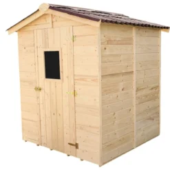Casetta in Legno 160x160 Pavimento Mobile Ripostiglio Giardino Esterno Attrezzi