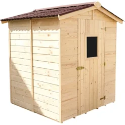 Casetta in Legno 160x160 Pavimento Mobile Ripostiglio Giardino Esterno Attrezzi