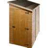 Casetta in Legno 2x1 Porta Attrezzi da Giardino Ricovero Ripostiglio per Esterno