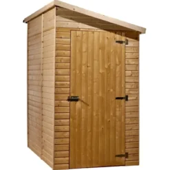Casetta in Legno 2x1 Porta Attrezzi da Giardino Ricovero Ripostiglio per Esterno