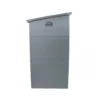 Casetta in Plastica Resina Grigio con Finestra 191x111x194 cm