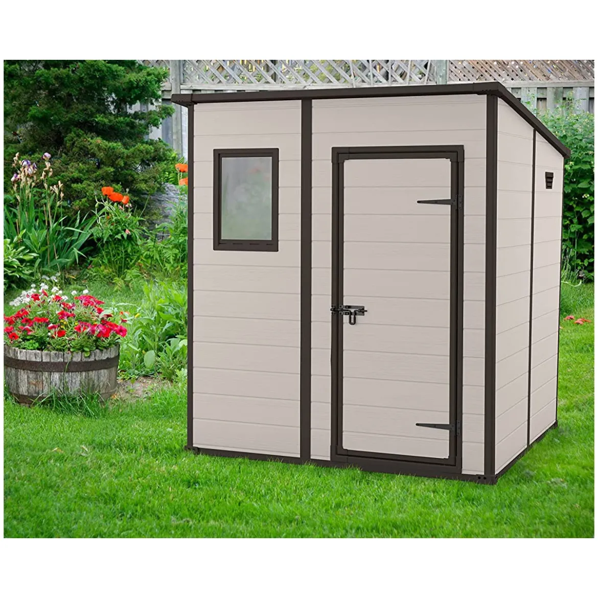 Casetta in Resina Keter Manor Pent 183x185 da Giardino