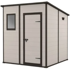Casetta in Resina Keter Manor Pent 183x185 da Giardino