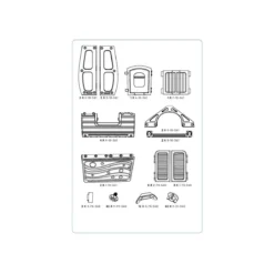 Casetta in Resina Plastica per Bambini da Giardino Esterno Giocattolo Bimbi PVC