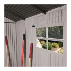 Casetta in Resina 2x3 PVC Esterno Ricovero Porta Attrezzi da Giardino Mobile Box