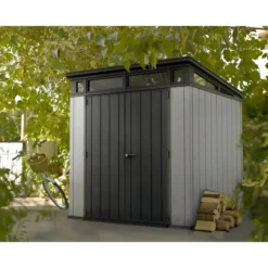 Casetta Keter Artisan 214x216 Addossata con Pavimento Interno
