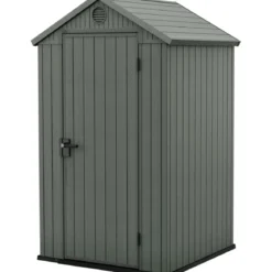Casetta Keter Darwin 4x4 Evotech Verde in resina 124x117 cm da giardino