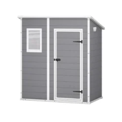 Casetta Keter Manor 183x111 Addossata in Resina per Esterno Box Manor