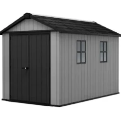 Casetta Keter Newton Plus da Giardino Box in Resina Grigio 230x350 cm