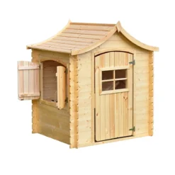 Casetta per Bambini Gioco all'Aperto Casa Timbela in Pannelli di Legno
