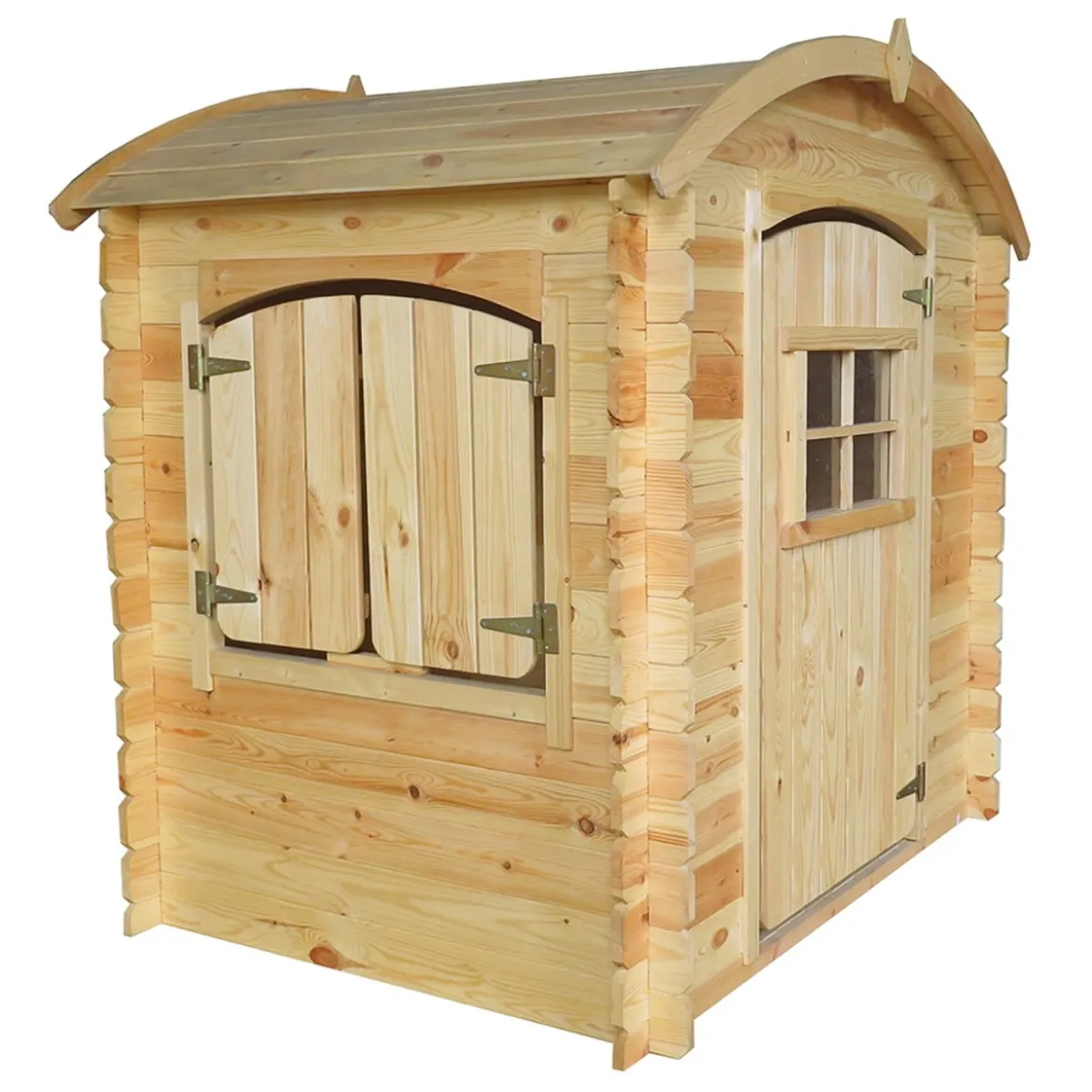 Casetta per Bambini Timbela in Legno Assemblabile da Esterno e Giardino