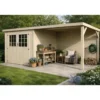 Casetta Rimessa Attrezzi in Legno da Giardino 476x256 cm