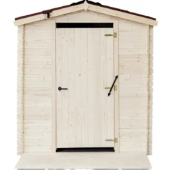 Casetta WC a Secco Legno Abete Persone con Mobilità Ridotta 210x221 cm