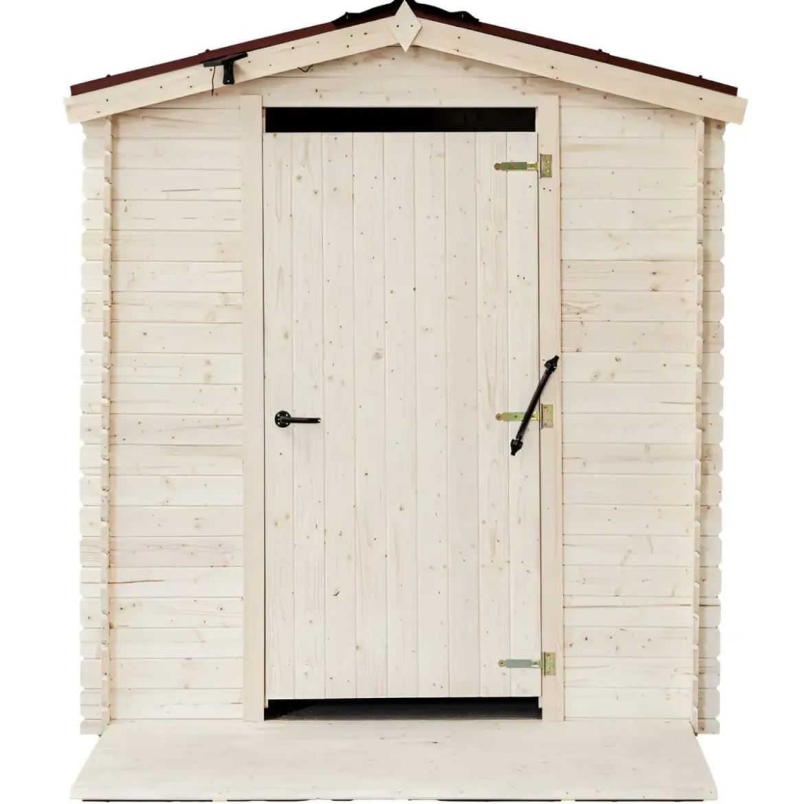 Casetta WC a Secco Legno Abete Persone con Mobilità Ridotta 210x221 cm