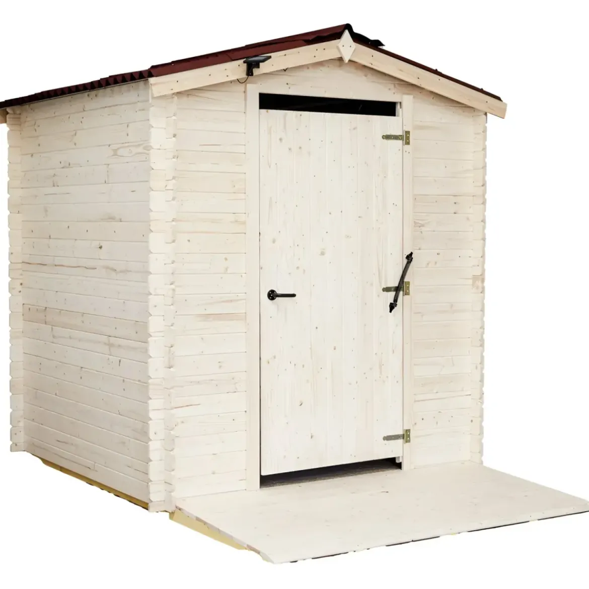 Casetta WC a Secco Legno Abete Persone con Mobilità Ridotta 210x221 cm