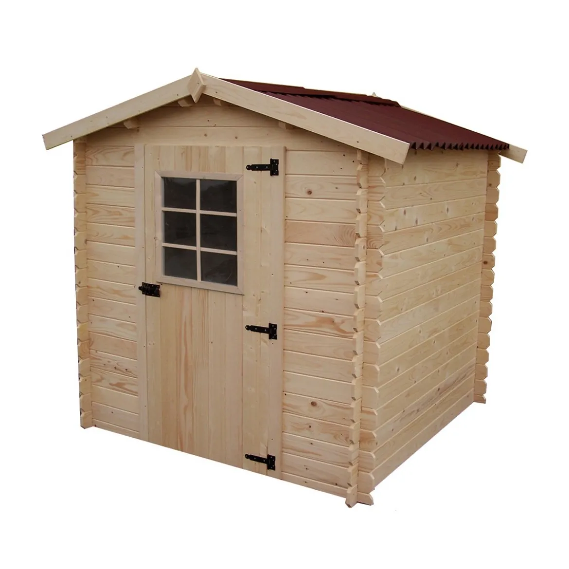 Casetta 2x2 in Legno 28 mm da Giardino Esterno per Attrezzi Blockhouse Rimessa