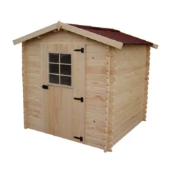 Casetta 2x2 in Legno 20 mm da Giardino Esterno per Attrezzi Blockhouse Rimessa