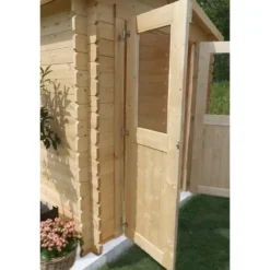 Casetta 2.2x2.2 in Legno 28 mm da Giardino Blockhouse