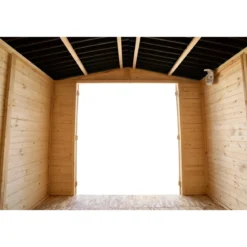 Casetta 2.4x2.4 in Legno Pannelli 16 mm da Giardino Esterno per Attrezzi Rimessa