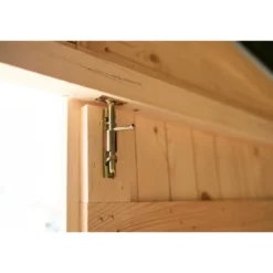 Casetta 2.4x2.4 in Legno Pannelli 16 mm da Giardino Esterno per Attrezzi Rimessa