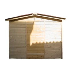 Casetta 2.4x2.4 in Legno Pannelli 16 mm da Giardino Esterno per Attrezzi Rimessa
