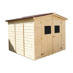 Casetta 2.4x2.4 in Legno Pannelli 16 mm da Giardino Esterno per Attrezzi Rimessa