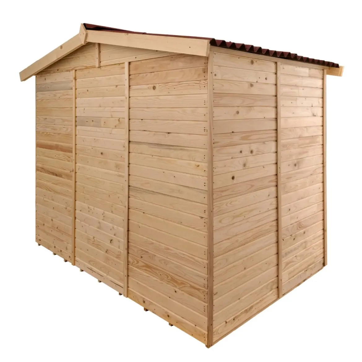 Casetta 2.4x1.6 in Legno Pannelli 16 mm con Pavimento Interno Attrezzi Giardino