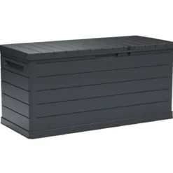 Cassapanca da Esterno in Plastica Impermeabile Baule Lucchettabile