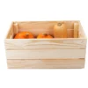 Cassetta Frutta e Verdura Scatola in Legno Organizzatore Impilabile