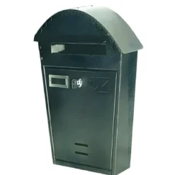 Cassetta Postale da Esterno in Lamiera Tetto Antipioggia e Serratura