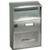Cassetta Postale Inox da Esterno Anticorrosione con Tetto Antipioggia