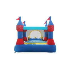 Castello Gonfiabile Grande Scivolo Doppio Gioco per Bambini Tappeto Saltarello