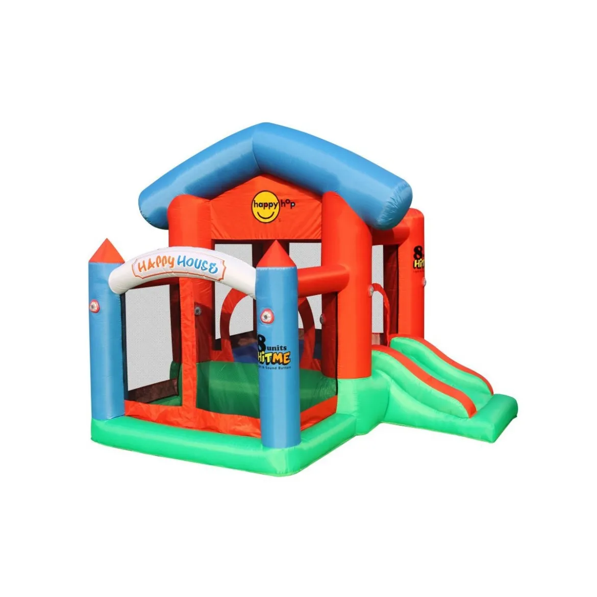 Castello Gonfiabile Musica House Scivolo per Bambini Vasca Palline Saltarello
