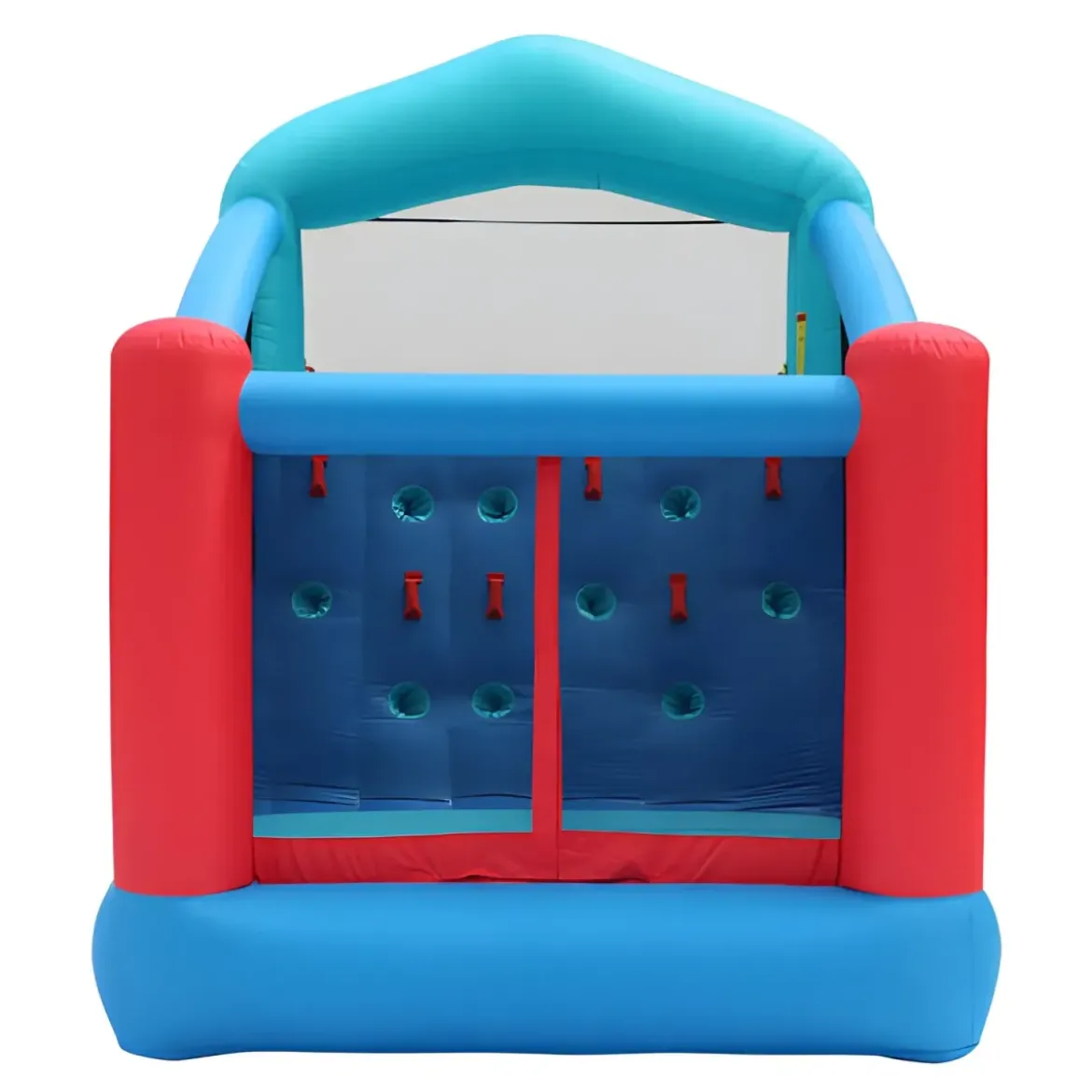 Castello Gonfiabile per Bambini da Esterno Triplo Scivolo e Arrampicata