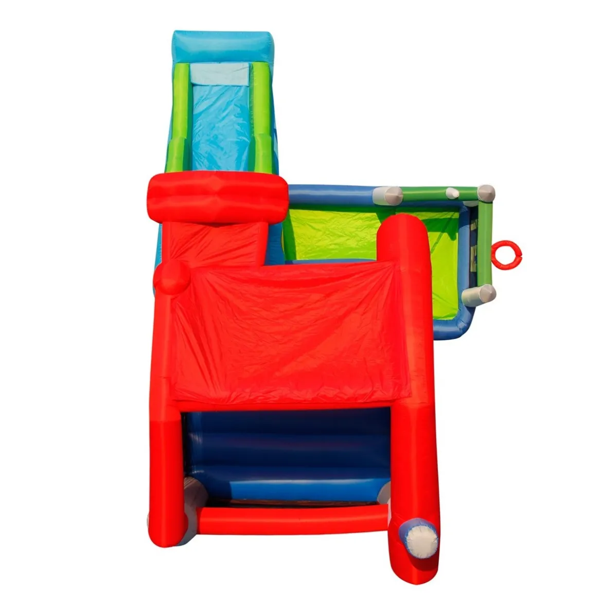 Castello Gonfiabile Scivolo per Bambini Big House Gioco Vasca Palline Saltarello