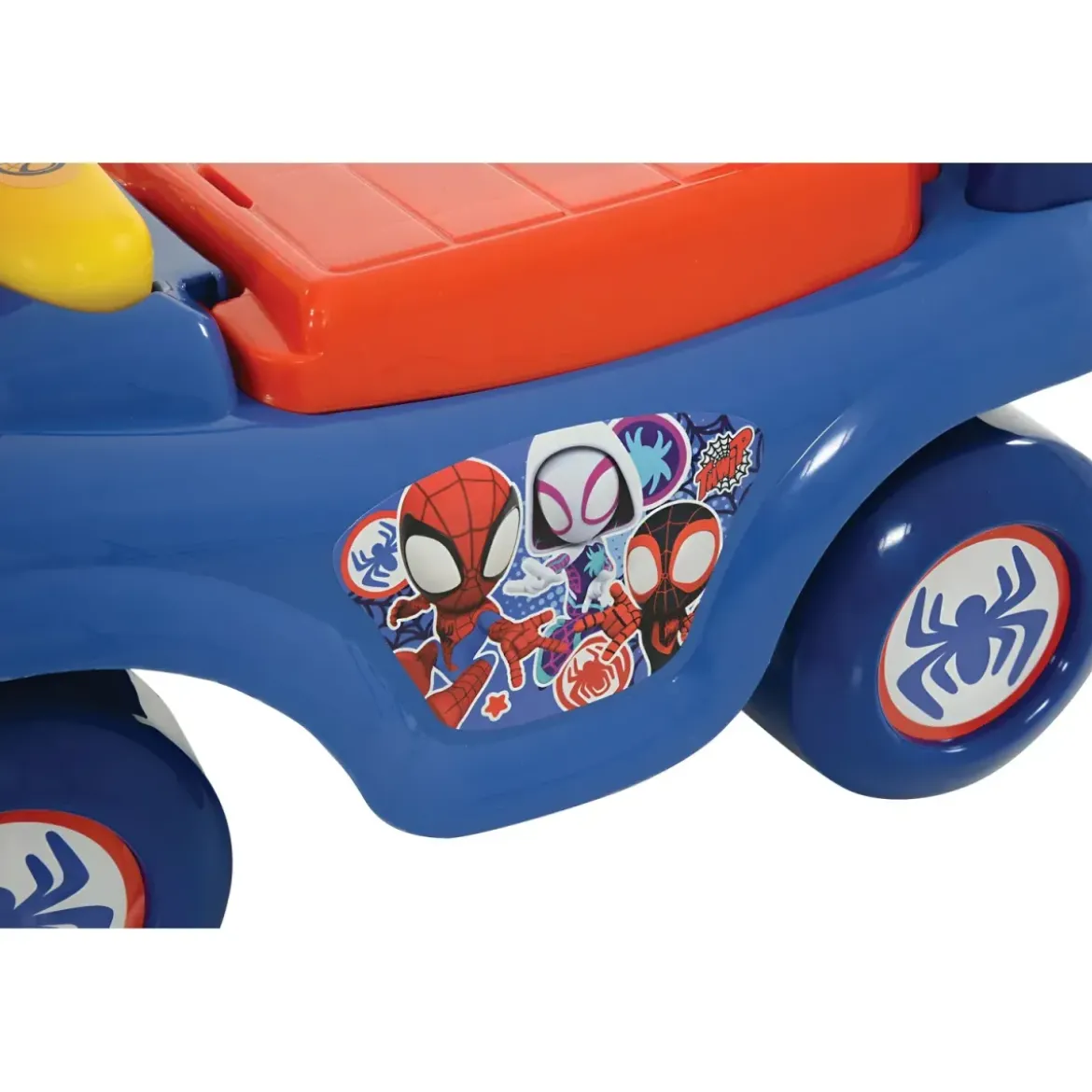 Cavalcabile Bambini Spiderman Marvel Portaoggetti Telefono Giocattolo