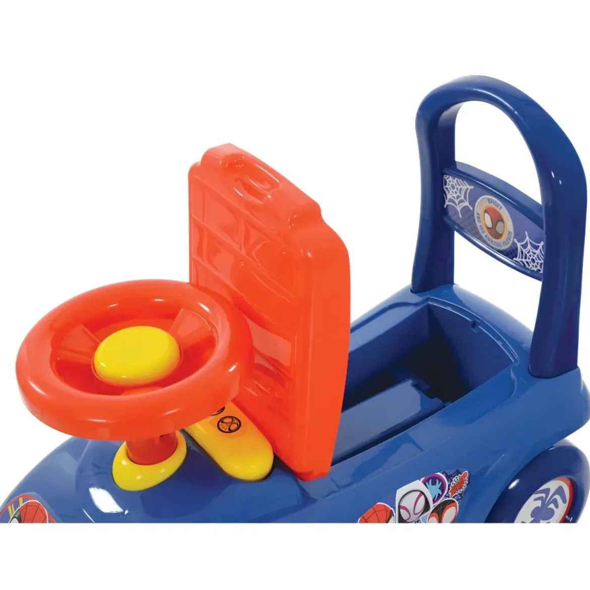 Cavalcabile Bambini Spiderman Marvel Portaoggetti Telefono Giocattolo