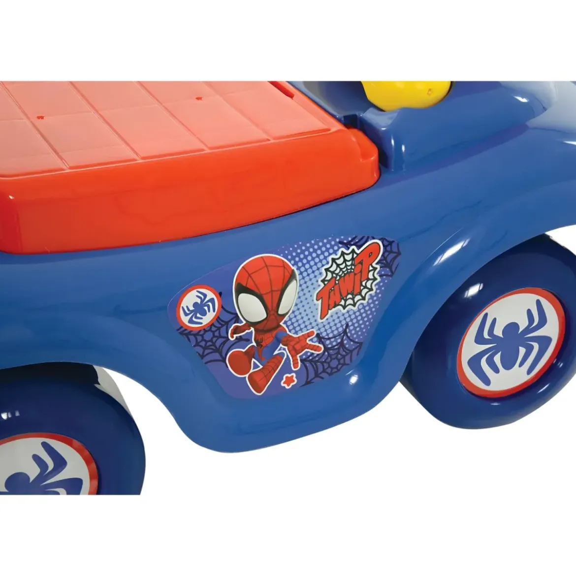 Cavalcabile Bambini Spiderman Marvel Portaoggetti Telefono Giocattolo