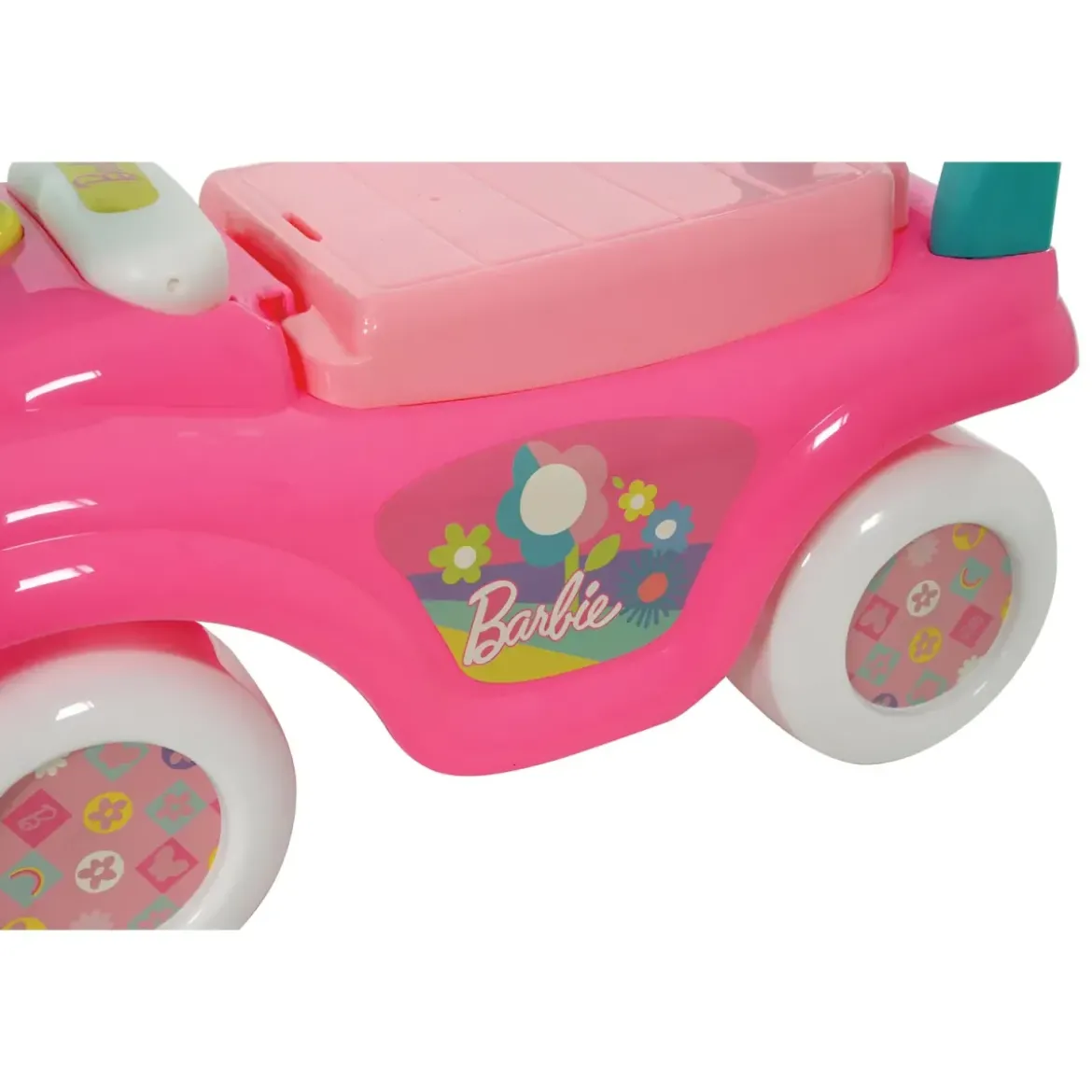 Cavalcabile per Bambini Barbie Rosa Portaoggetti Telefono Giocattolo