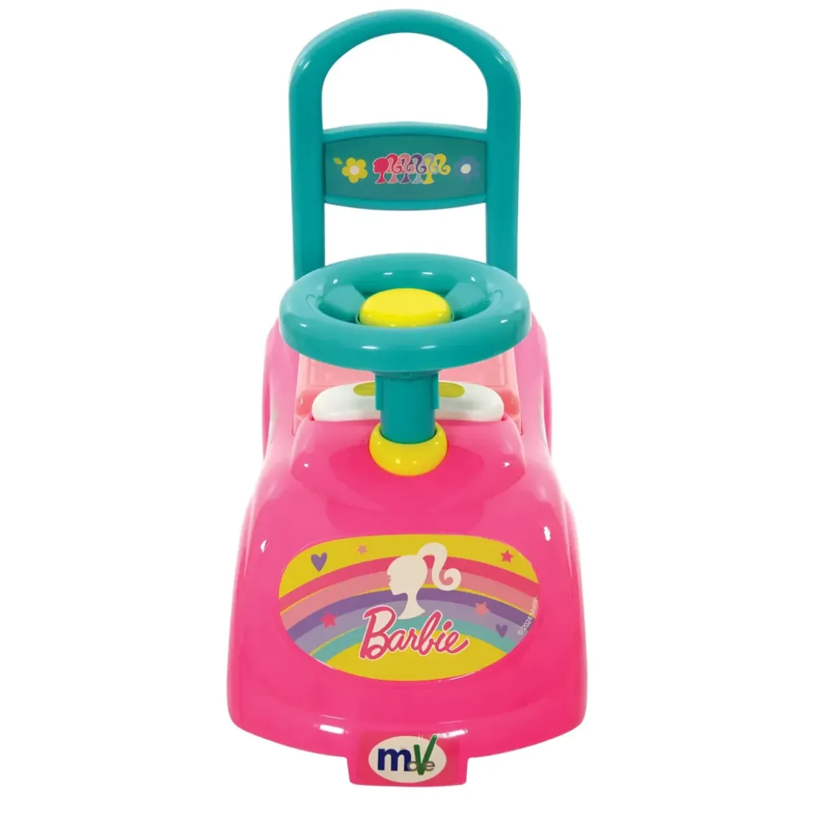 Cavalcabile per Bambini Barbie Rosa Portaoggetti Telefono Giocattolo